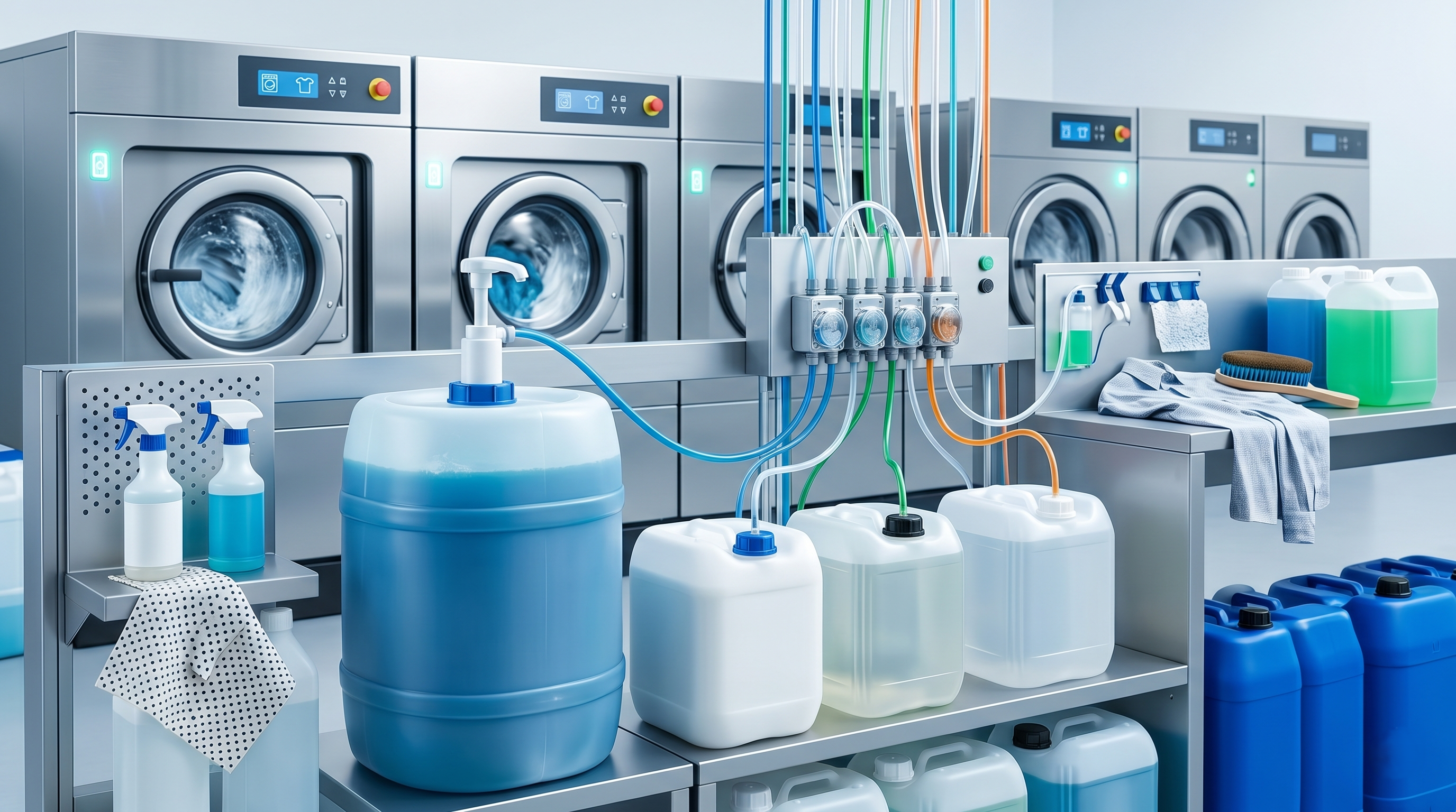 Detergent Systems for Professional Laundry